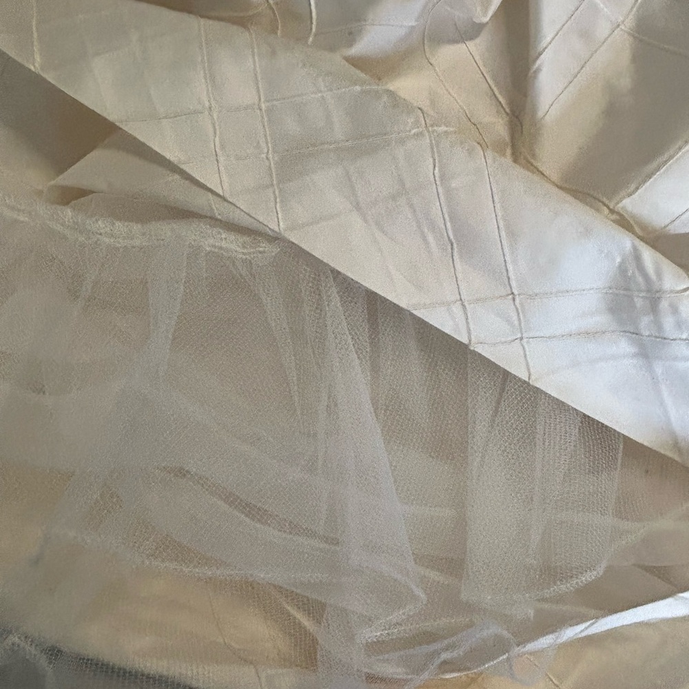 Susanne Lively Black velvet white taffeta Dress 8 - Picture 3 of 8